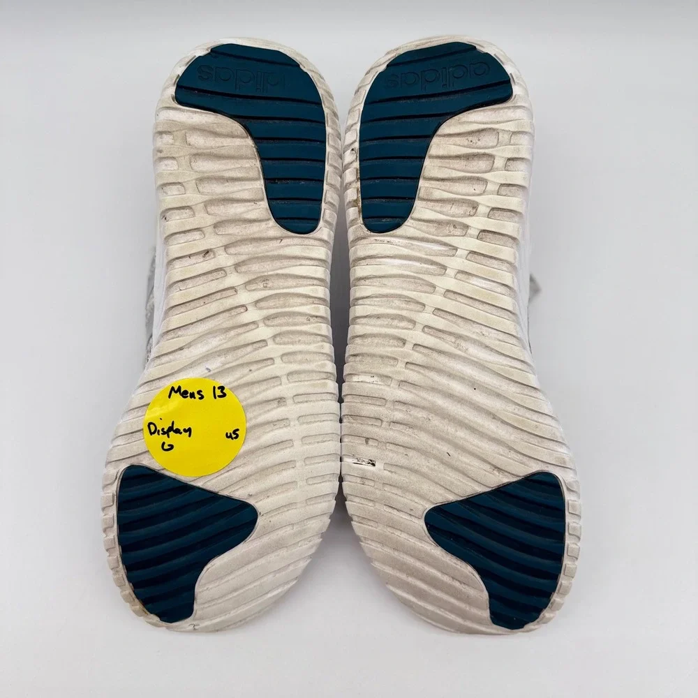 Adidas Mens 13 Kaptir Cloudfoam Running Shoes Grey White EE9514